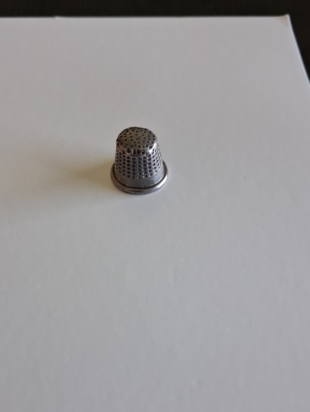 Antique Childs Sterling Silver Sewing Thimble